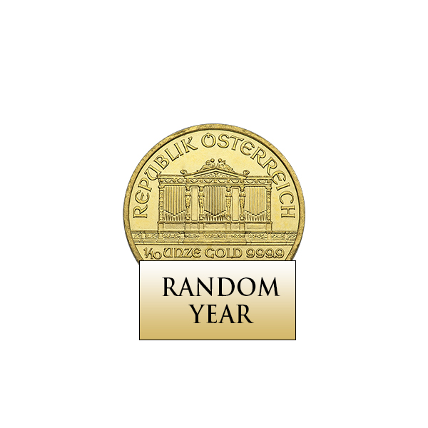 1/10 oz Gold Austrian Philharmonic (Random Year) Obverse 1/10 oz Gold Austrian Philharmonic (Random Year) Obverse