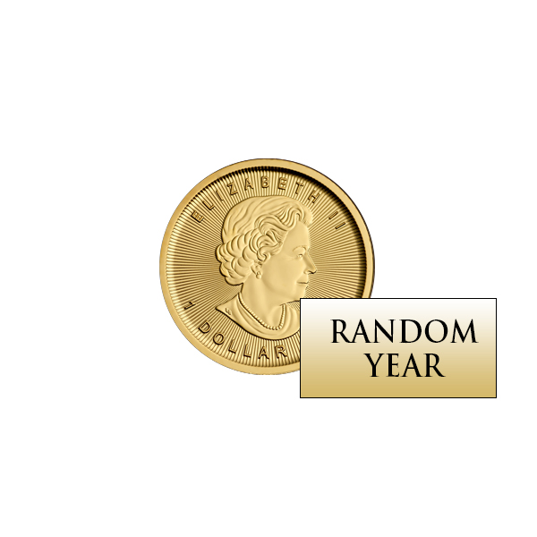 1/20 oz Gold Canadian Maple Leaf Reverse 1/20 oz Gold Canadian Maple Leaf Reverse