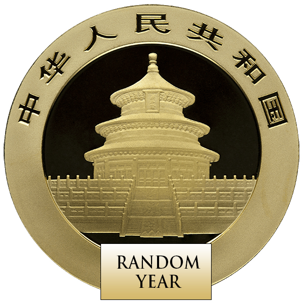 1 oz Gold Chinese Panda (In Original Mint Plastic) Reverse 1 oz Gold Chinese Panda (In Original Mint Plastic) Reverse