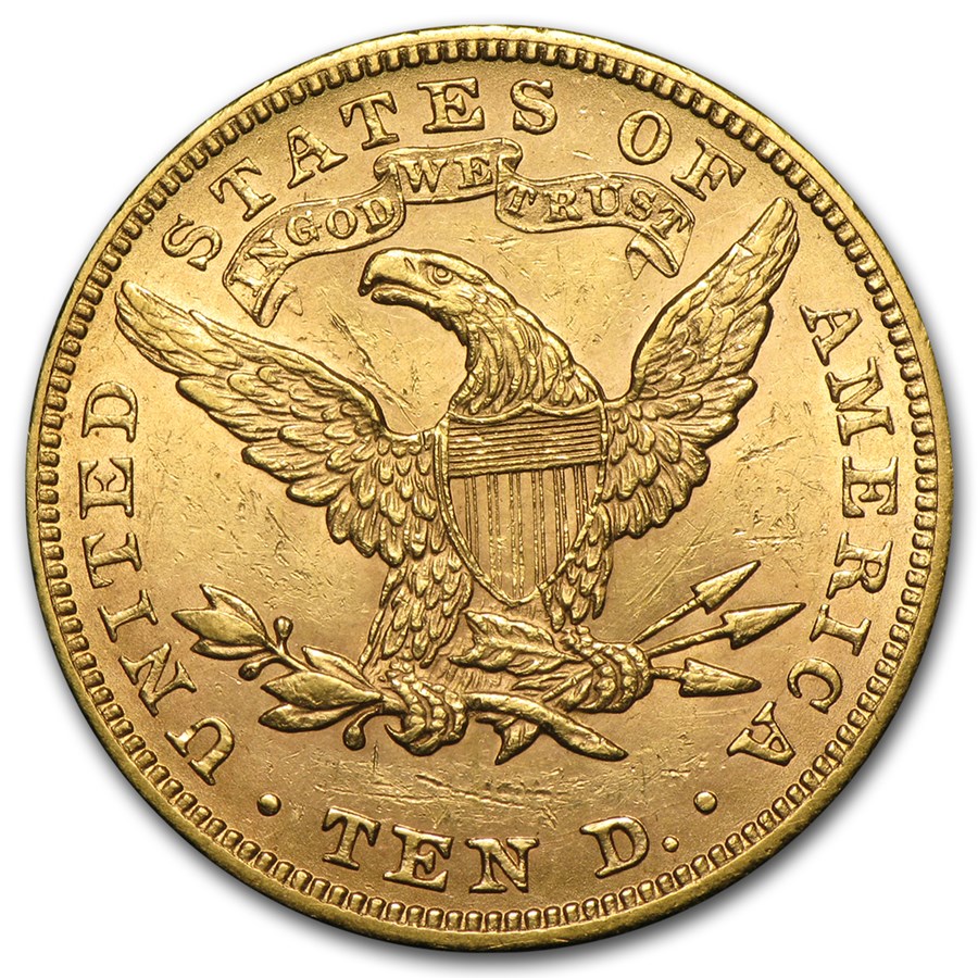 $10 Liberty Gold About Uncirculated Quality