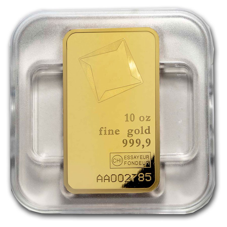 10-oz Valcambi Gold Bar (Assay Card) 10-oz Valcambi Gold Bar (Assay Card)
