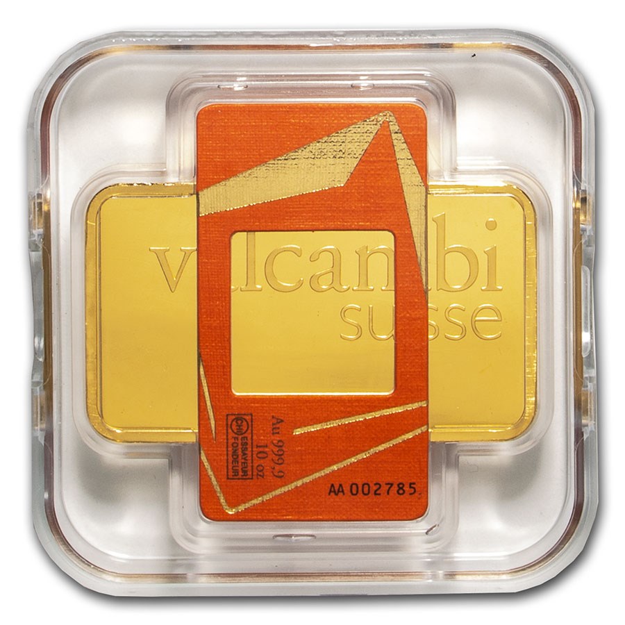 10-oz Valcambi Gold Bar (Assay Card) 10-oz Valcambi Gold Bar (Assay Card)