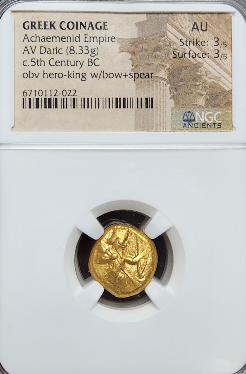 Persian Empire Gold Daric AU 3x3