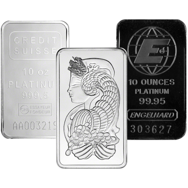 10-oz Platinum Bar (Our Choice Brand & Design)