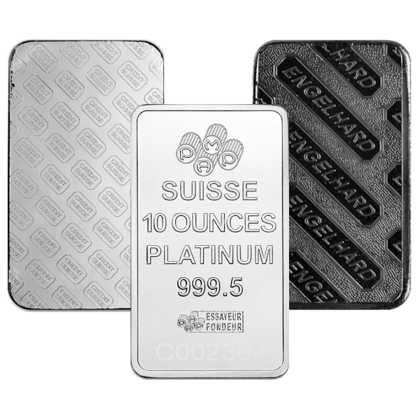 10-oz Platinum Bar (Our Choice Brand & Design)