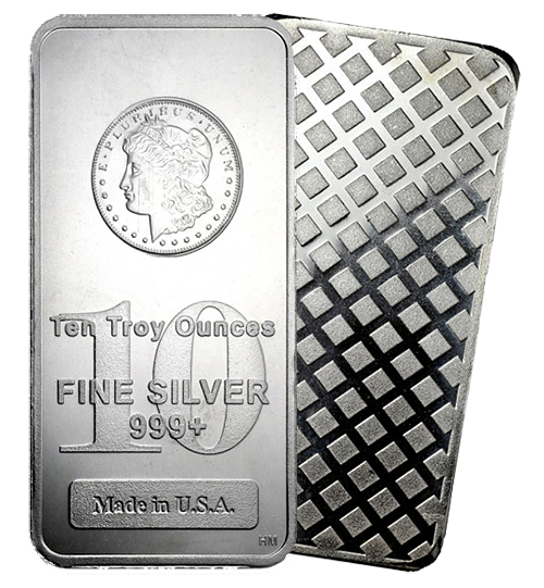 10-oz Silver Bar (Our Choice Brand & Design)