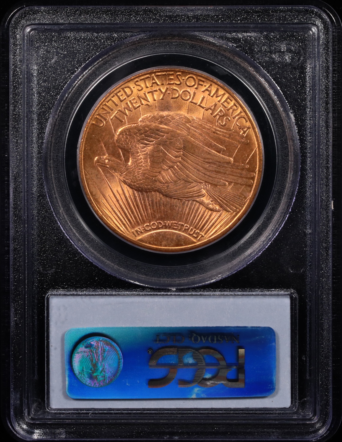 1910-D $20 Saint-Gaudens Gold PCGS MS-64 CAC Reverse in Holder 1910-D $20 Saint-Gaudens Gold PCGS MS-64 CAC Reverse in Holder