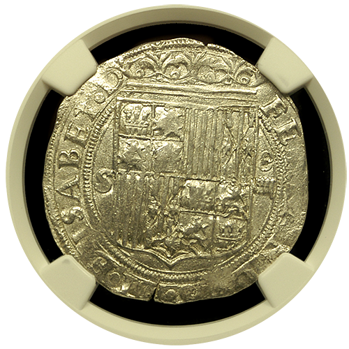 1474-1504 Spain 4 Reales Seville Ferdinand & Isabel 1474-1504 Spain 4 Reales Seville Ferdinand & Isabel