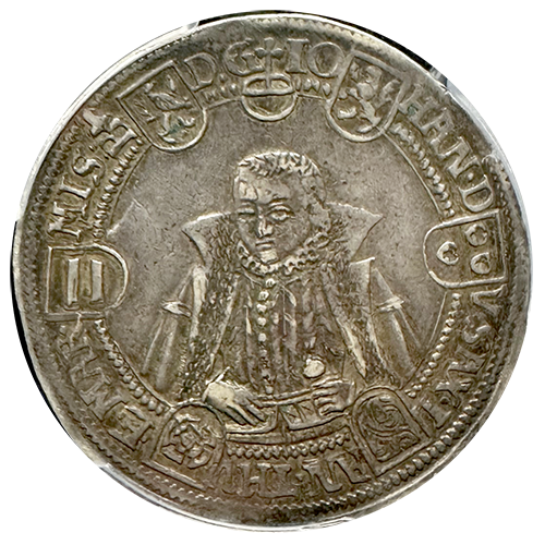 1579 Saxony Half Thaler PCGS AU-55