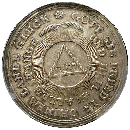 1644 Saxony Medal PCGS MS-61