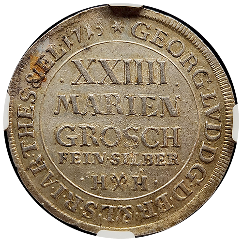 1715 Germany 24 Mariengroschen NGC MS-62