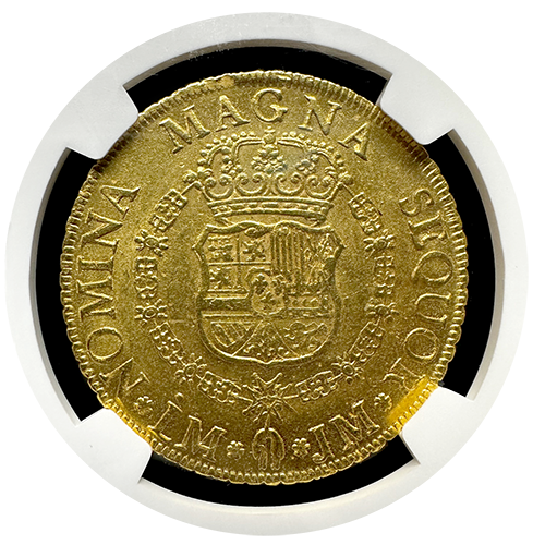 1757 Peru | 8 Escudo | NGC | MS-62 | Reverse 1757 Peru | 8 Escudo | NGC | MS-62 | Reverse