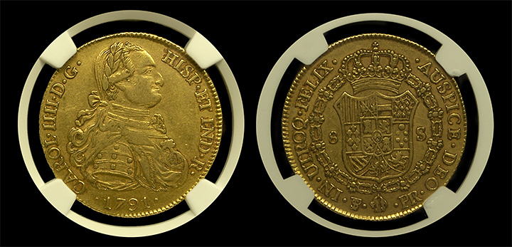 1791 Bolivia | 8 Escudo | Both Sides 1791 Bolivia | 8 Escudo | Both Sides