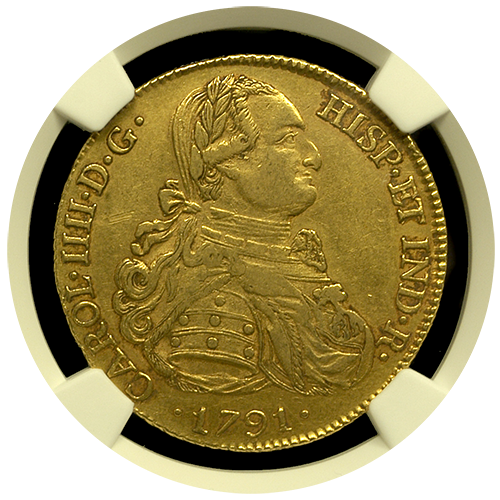 1791 Bolivia | 8 Escudo | Obverse 1791 Bolivia | 8 Escudo | Obverse