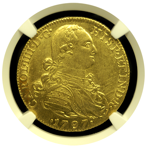 1797 Colombian | 8 Escudo | Obverse 1797 Colombian | 8 Escudo | Obverse