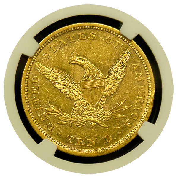 1841 $10 Liberty Gold NGC AU-58 Bass Reverse 1841 $10 Liberty Gold NGC AU-58 Bass Reverse