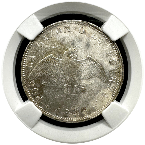Chile Silver Fifty Centavo SS Central America