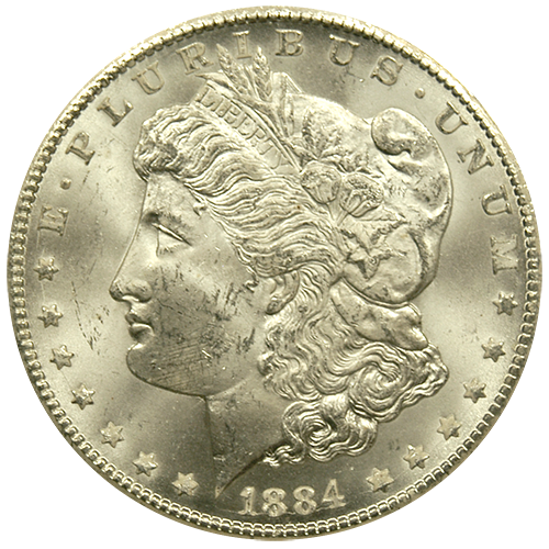 Morgan Silver Dollars NGC/PCGS MS-63 Quality