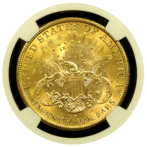 1897 S | $20 Liberty Gold | MS 63 | Reverse 1897 S | $20 Liberty Gold | MS 63 | Reverse