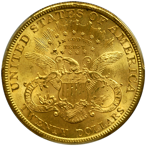 1899-P $20 Liberty Gold Coin PCGS/NGC MS-63 1899-P $20 Liberty Gold Coin PCGS/NGC MS-63