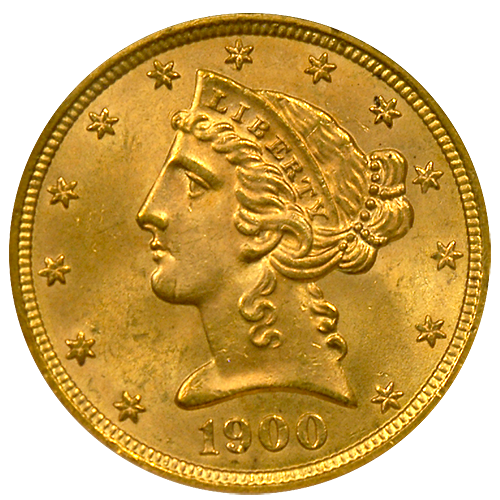 $5 Liberty Gold Coin NGC/PCGS MS-64 $5 Liberty Gold Coin NGC/PCGS MS-64