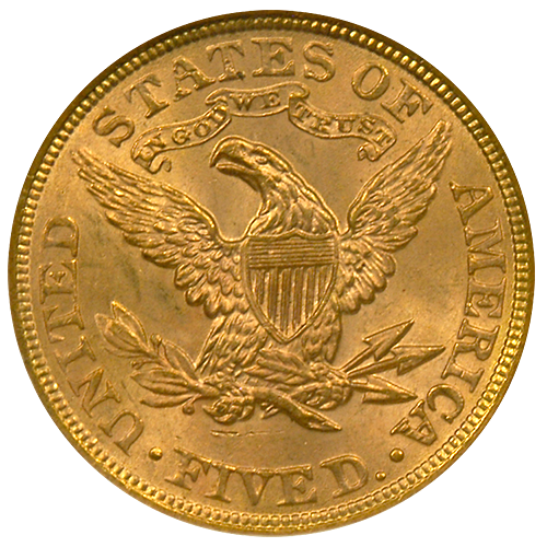 $5 Liberty Gold Coin NGC/PCGS MS-64 $5 Liberty Gold Coin NGC/PCGS MS-64