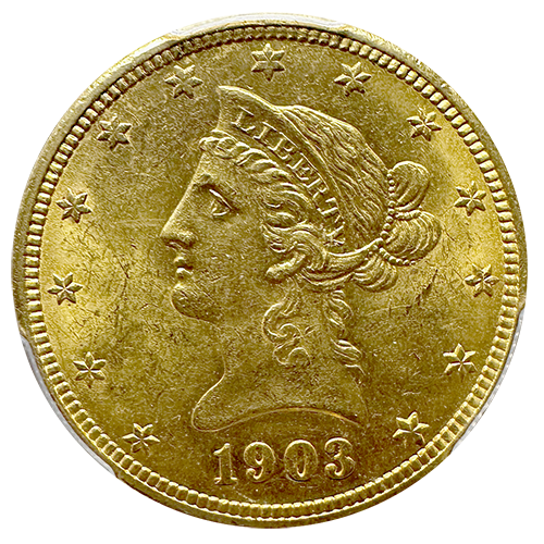 1903-O | 10 Liberty | PCGS | MS-64 | Obverse 1903-O | 10 Liberty | PCGS | MS-64 | Obverse