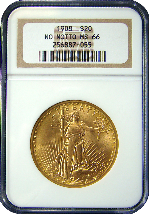 $20 Saint Gaudens Gold MS-66 Quality