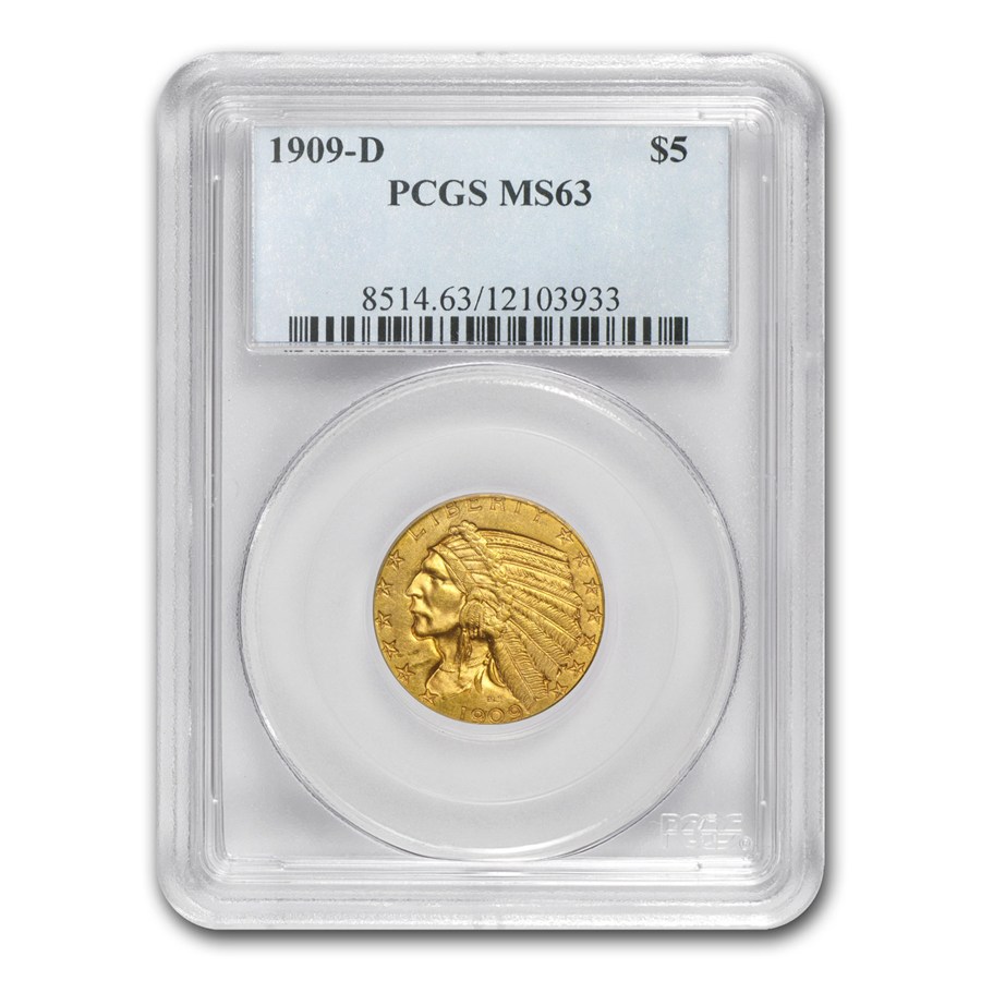 $5 Indian Gold MS-63 Quality