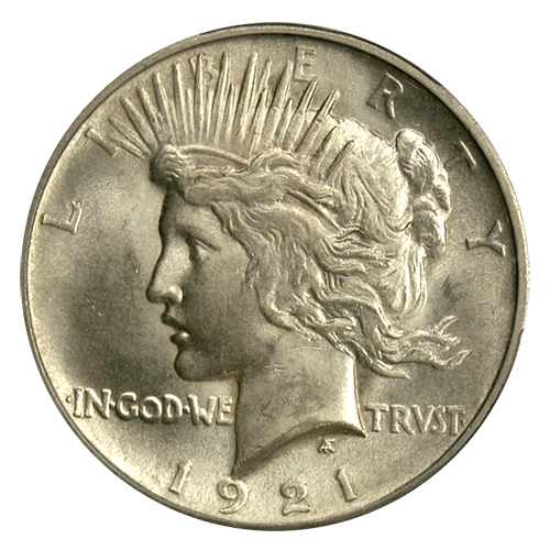 Peace Silver Dollars NGC/PCGS MS-65 - Obverse