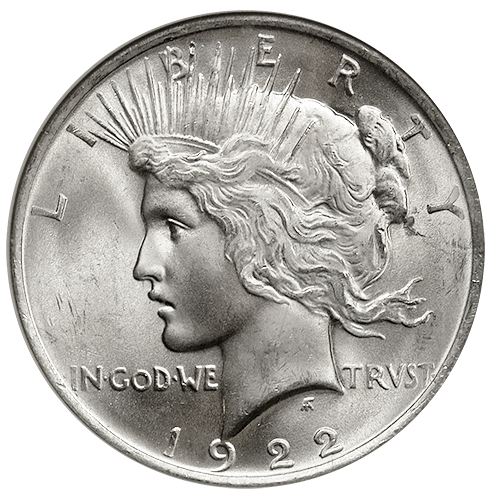 Peace Silver Dollars NGC/PCGS MS-64 Quality