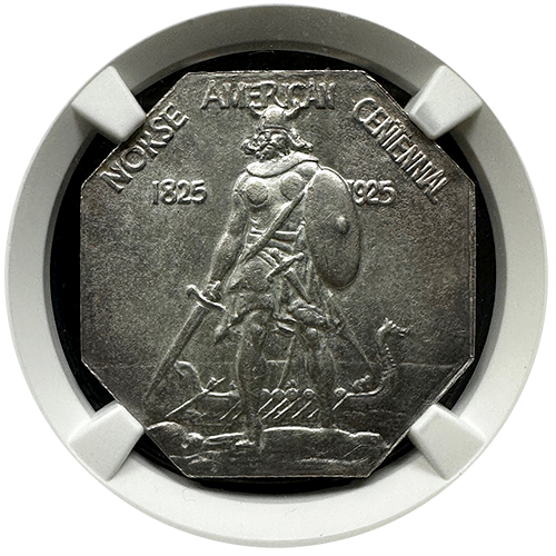1925 | Norse American Medal | NGC MS64 | Obverse 1925 | Norse American Medal | NGC MS64 | Obverse