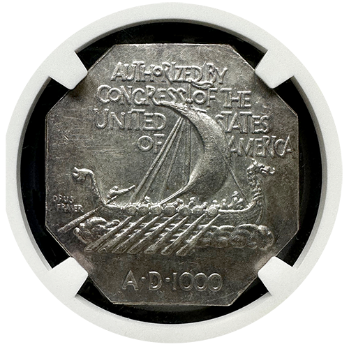 1925 Norse Silver Medal (Thin) NGC MS-64