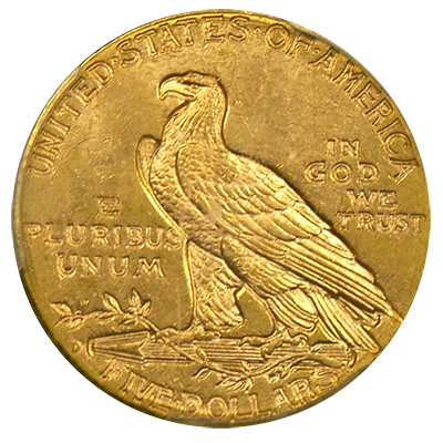 $2.5 Indian Gold About Uncirculated Quality
