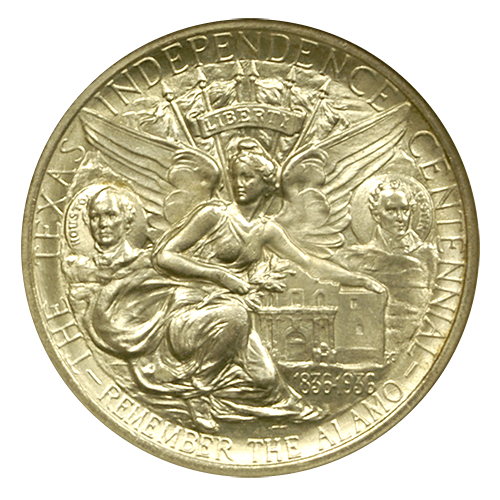 1935 Texas Commemorative Half Dollar | Reverse 1935 Texas Commemorative Half Dollar | Reverse