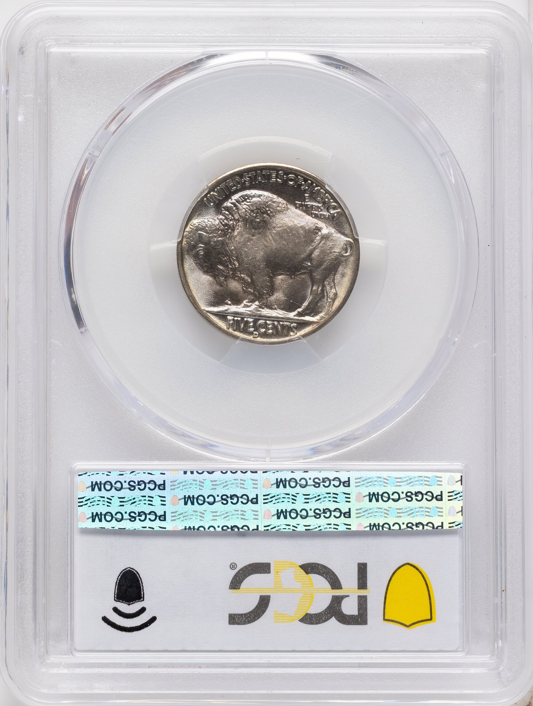 1938-D/D Buffalo Nickel PCGS MS-67+ CAC Reverse in Holder 1938-D/D Buffalo Nickel PCGS MS-67+ CAC Reverse in Holder