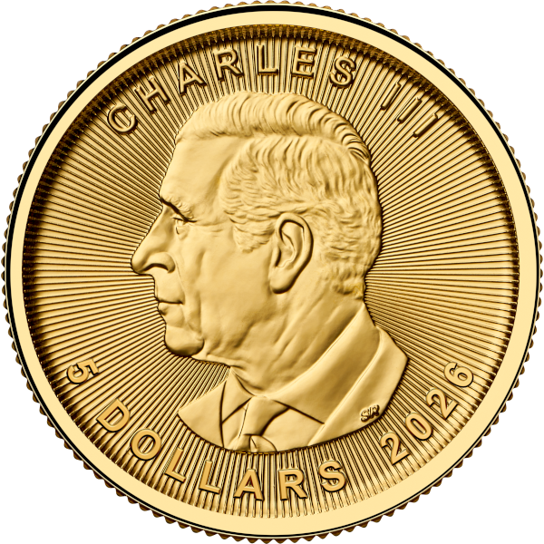 2026 1/10-oz Canadian Gold Maple Leaf