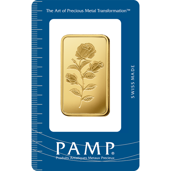 1-oz PAMP Suisse Rosa Gold Bar