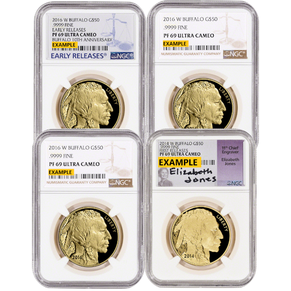 1-oz American Gold Buffalo NGC PF-69 Ultra Cameo Obverse in Holder 1-oz American Gold Buffalo NGC PF-69 Ultra Cameo Obverse in Holder