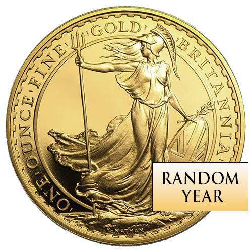 1-oz British Gold Britannia (Random Year)
