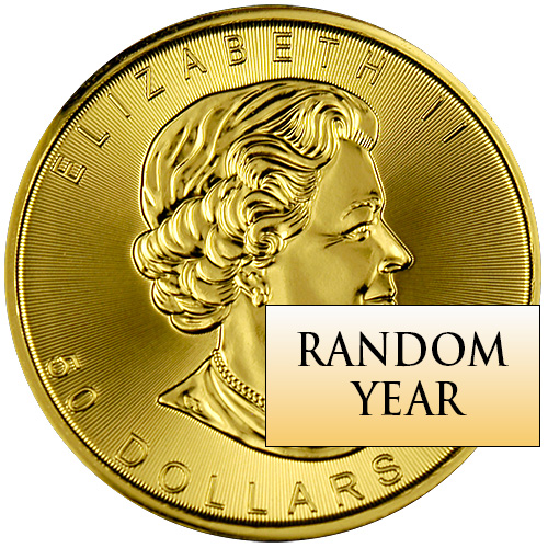 1-oz Canadian Gold Maple Leaf (Random Year)
