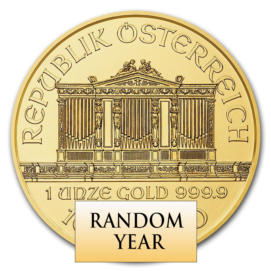 1-oz Austrian Gold Philharmonic (Random Year)