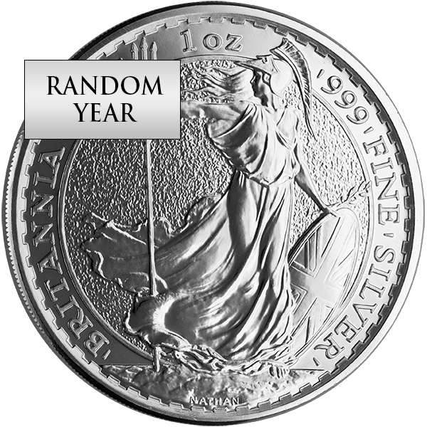 1 oz Silver British Britannia Reverse 1 oz Silver British Britannia Reverse