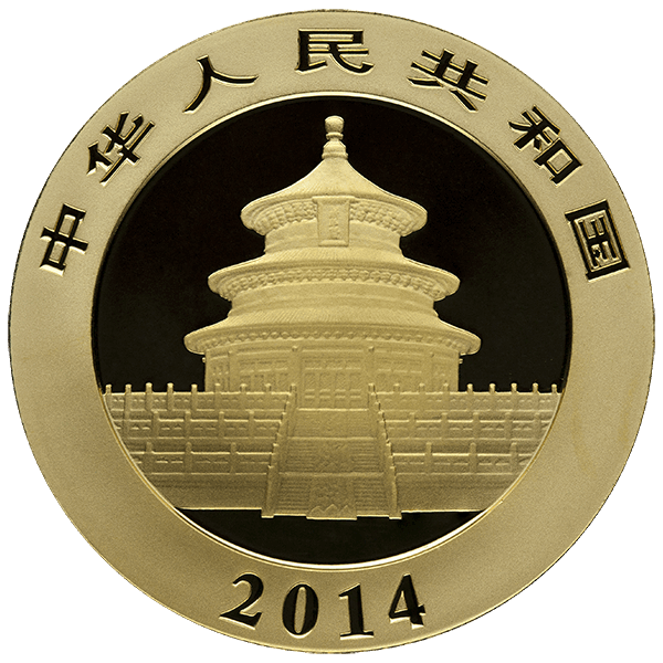 1-oz Chinese Gold Panda in Plastic (Random Year)