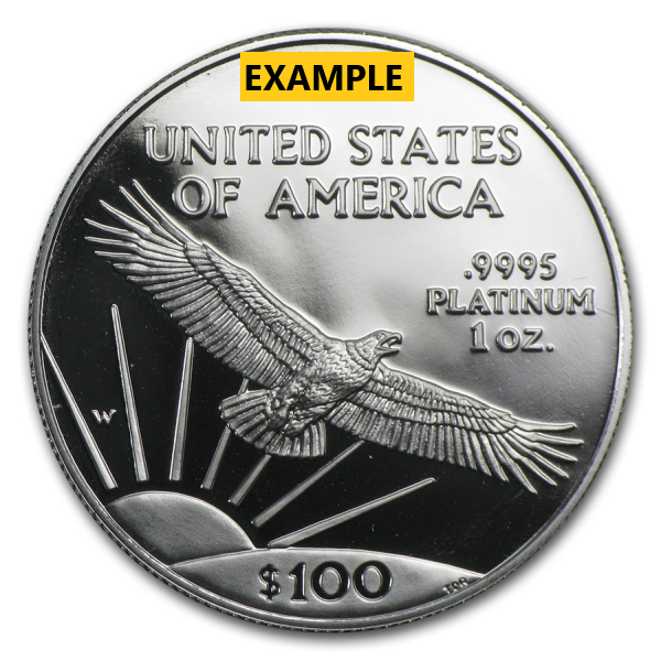 1 oz Platinum American Eagle Proof (Random Year)