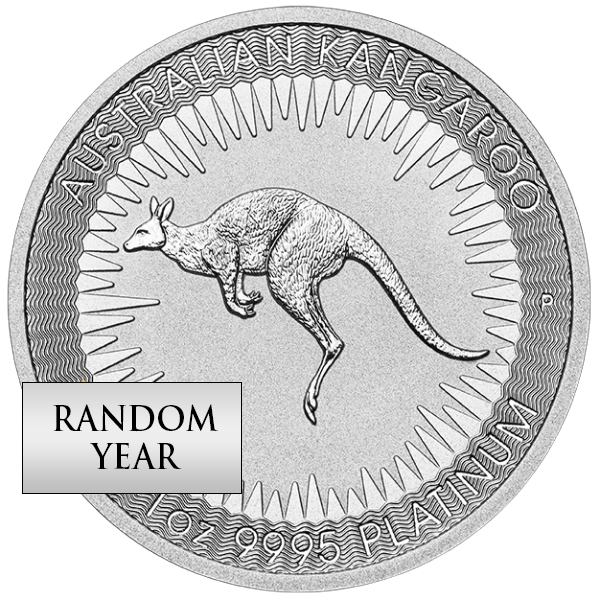 1 oz Platinum Australian Kangaroo Reverse 1 oz Platinum Australian Kangaroo Reverse