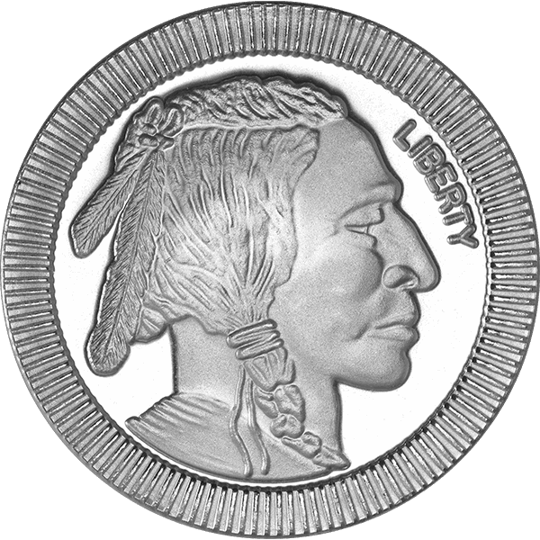 1 oz Silver Buffalo Round Obverse 1 oz Silver Buffalo Round Obverse