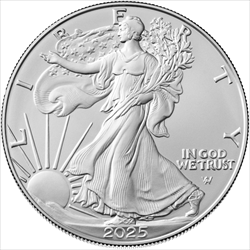 2025 1-oz American Silver Eagle MS-70 (NGC)