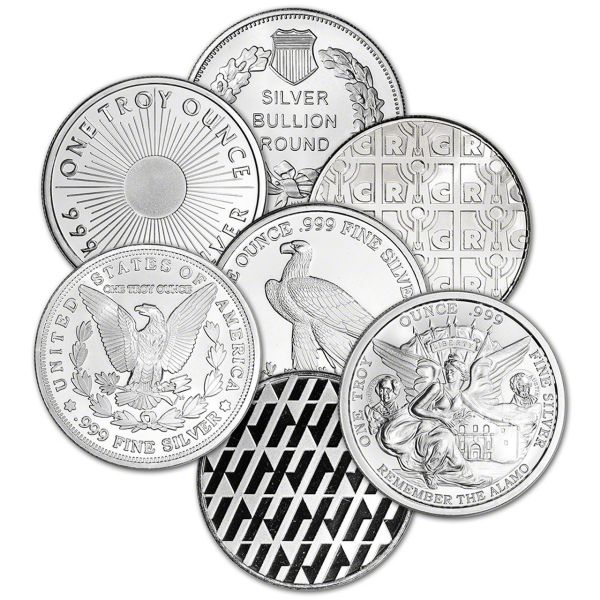1-oz Silver Rounds (Our Choice Brand & Design)