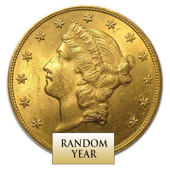 $20 Liberty Gold Coin NGC/PCGS MS-63 - Obverse $20 Liberty Gold Coin NGC/PCGS MS-63 - Obverse